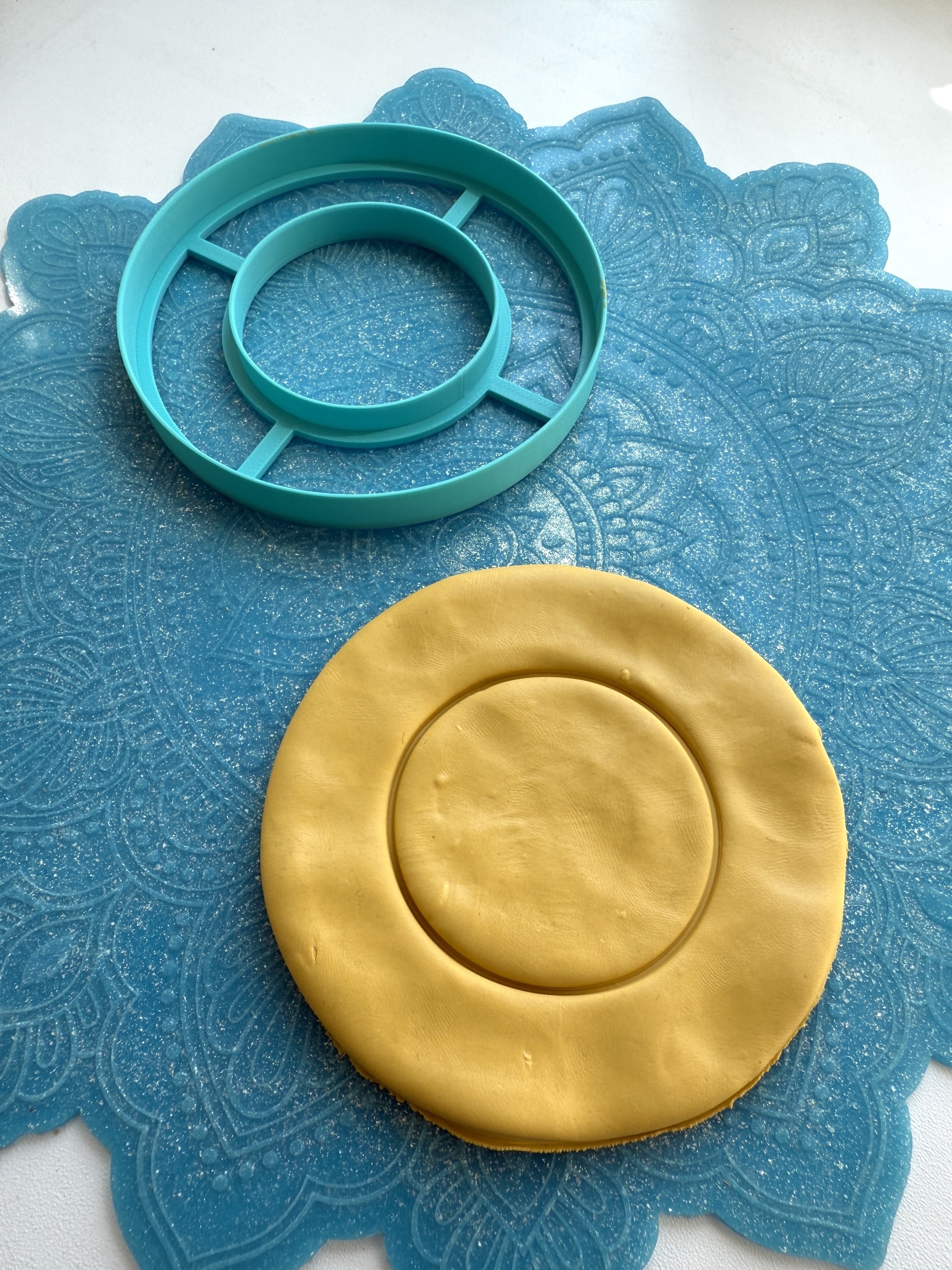 Форма-нож для теста, мастики, глины, по мотивам Игры в кальмара "Круг"