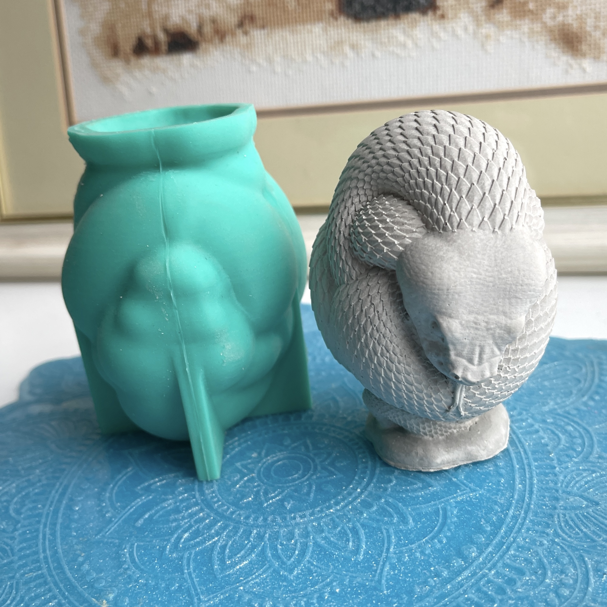 3D-молд "Змея в клубке 3" (L)