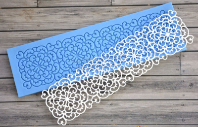 Коврик для айсинга "Кружевной бордюр"