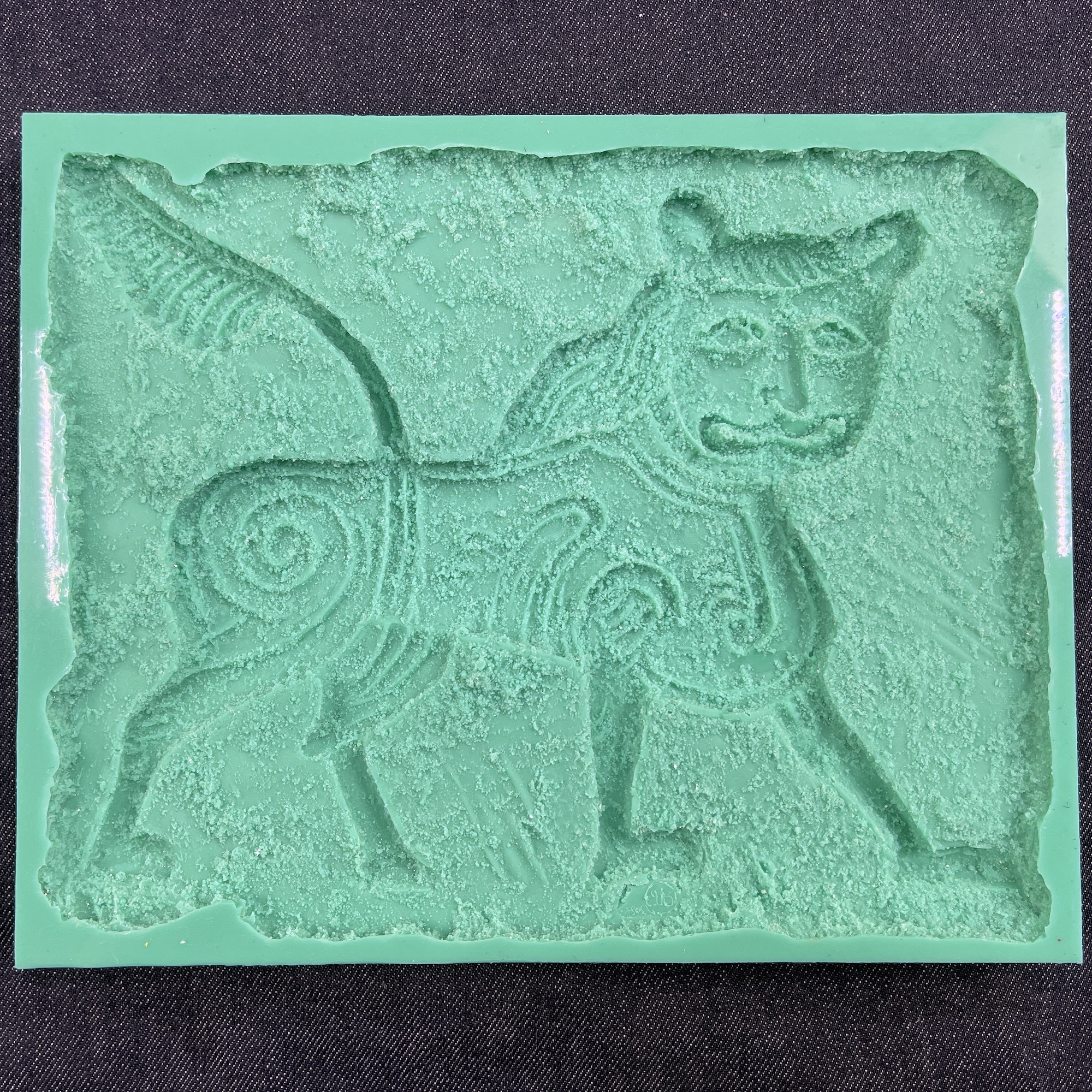 Молд "Дмитриевская плитка 2" авторская ручная работа (XXL)