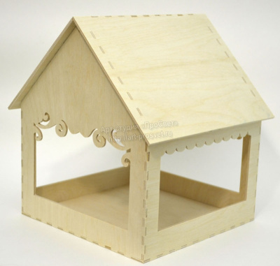 Деревянная заготовка "Кормушка для птиц"