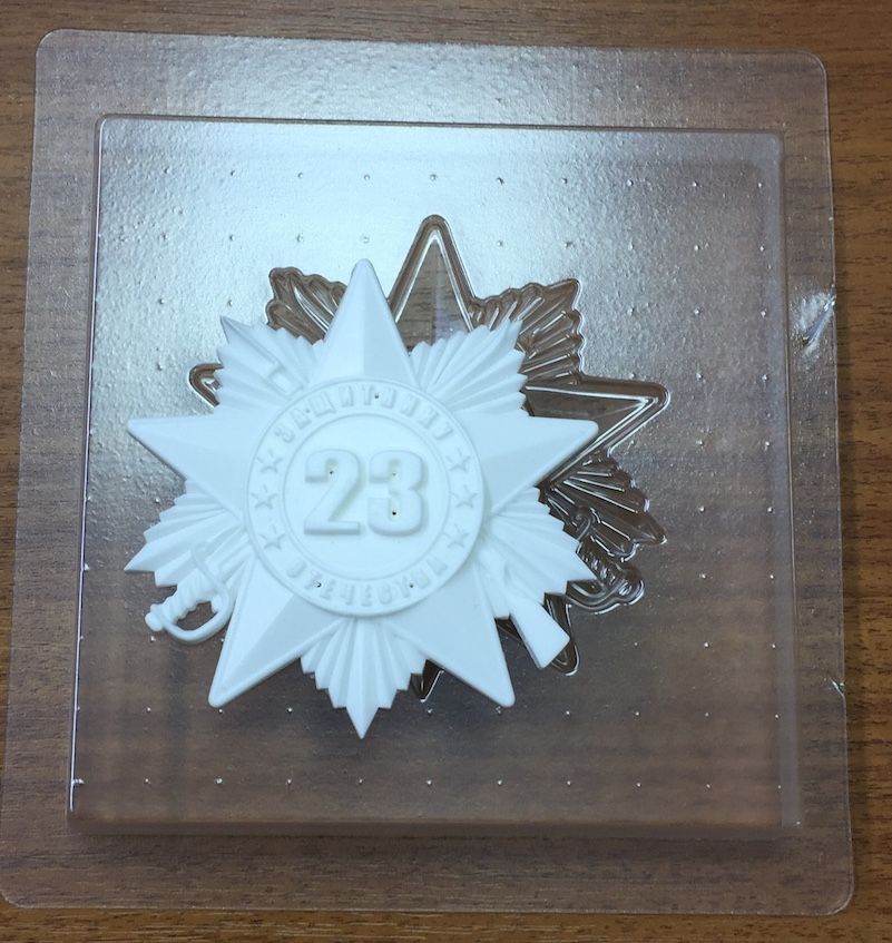 Пластиковая форма "Орден Защитнику отечества"