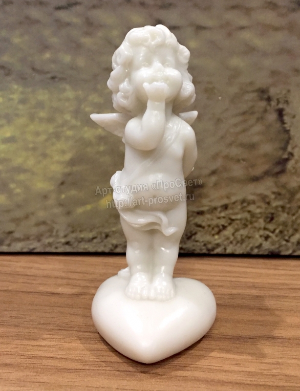 Статуэтка "Ангел на сердце 2", искусственный мрамор