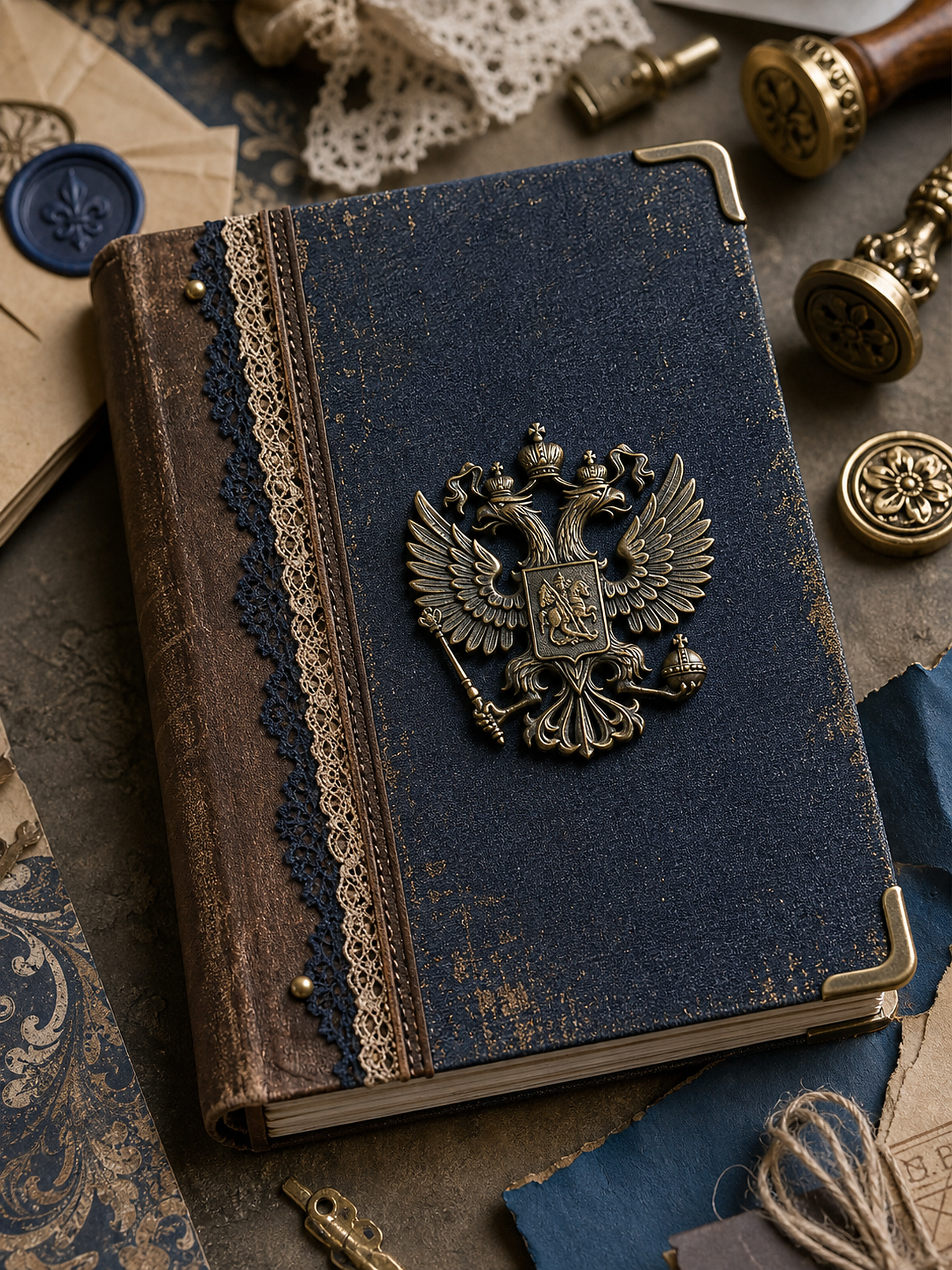 Силиконовая форма Герб России средняя 45×50 мм — Арт-Просвет