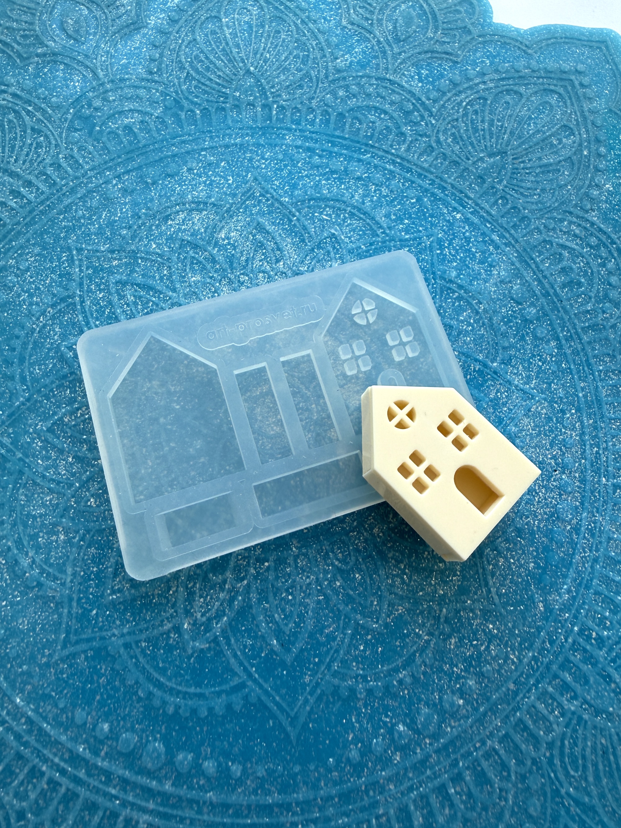 Молд конструктор "Домик" (XS) прозрачный 