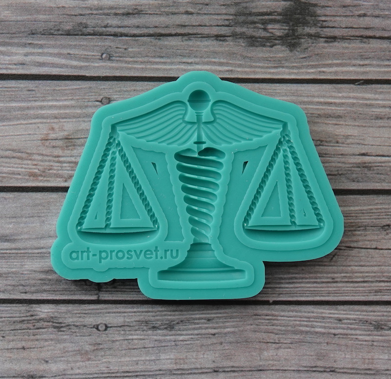 Молд "Кадуцей с весами" (S)