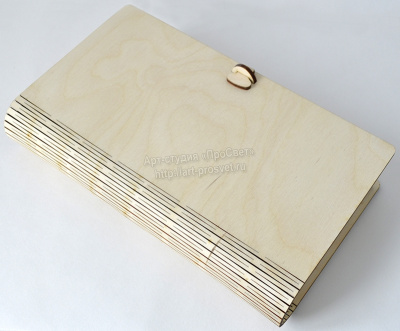 Деревянная заготовка "Шкатулка-книжка"