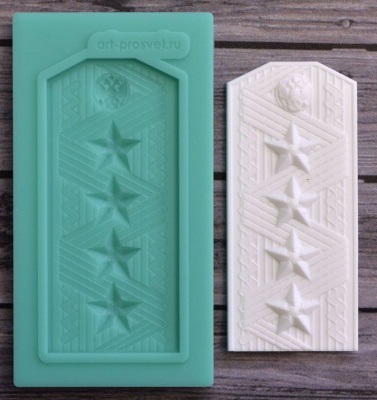 Молд "Генеральский погон" малый