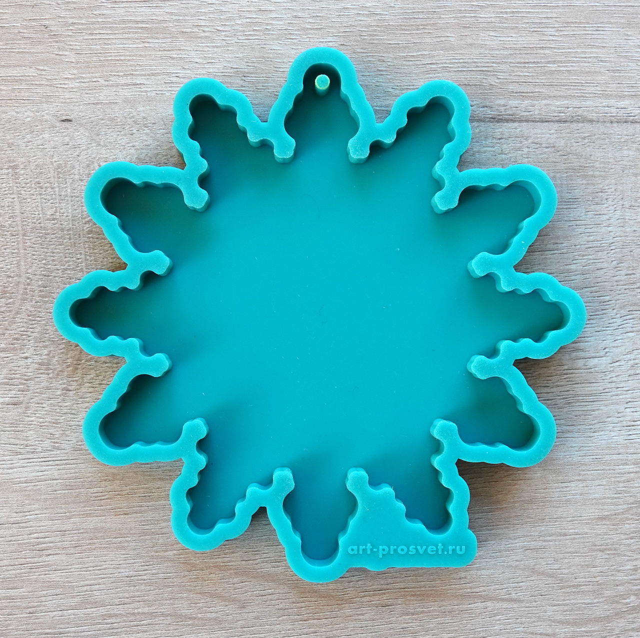 Молд для эпоксидной смолы (Geode ResinArt) "Снежинка 2" (L)