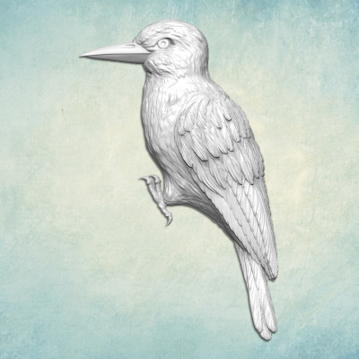 Молд "Птица Дятел" левый (M)