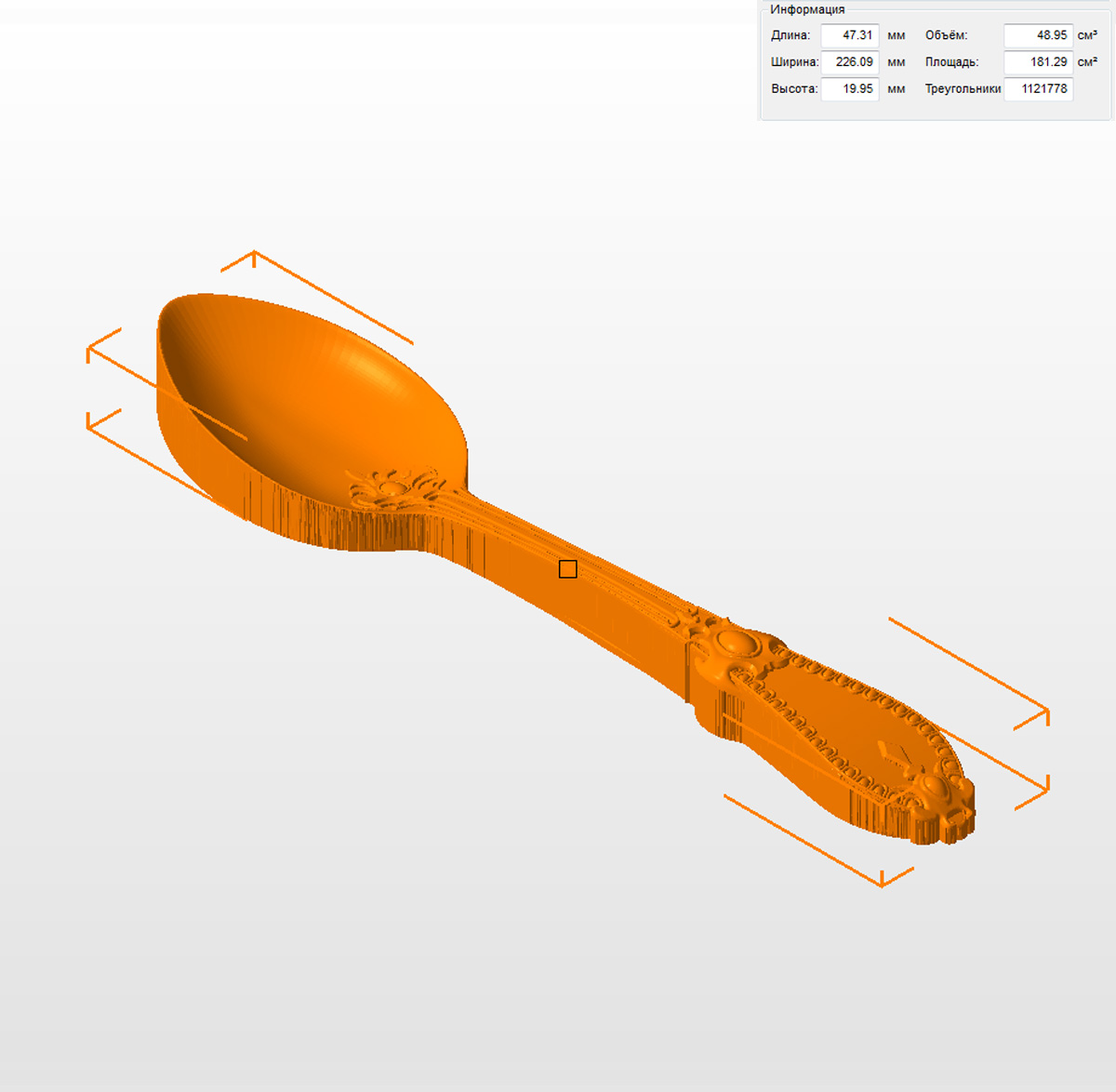 Молд "Ложка столовая" (XXL)