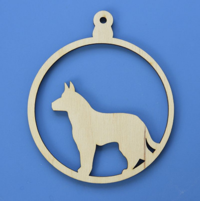 Деревянная заготовка "Ёлочная игрушка"