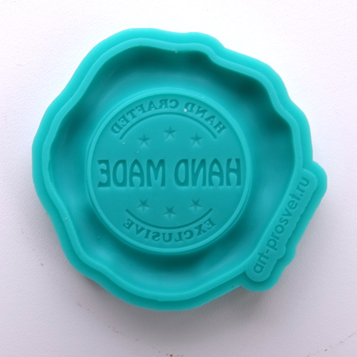 Молд "Сургучная печать HAND MADE 2" (S)