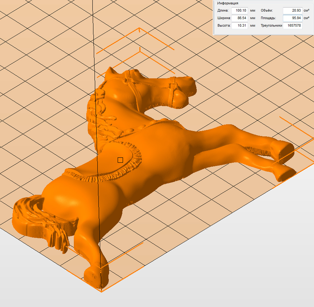 Молд "Лошадка" правый  (L)