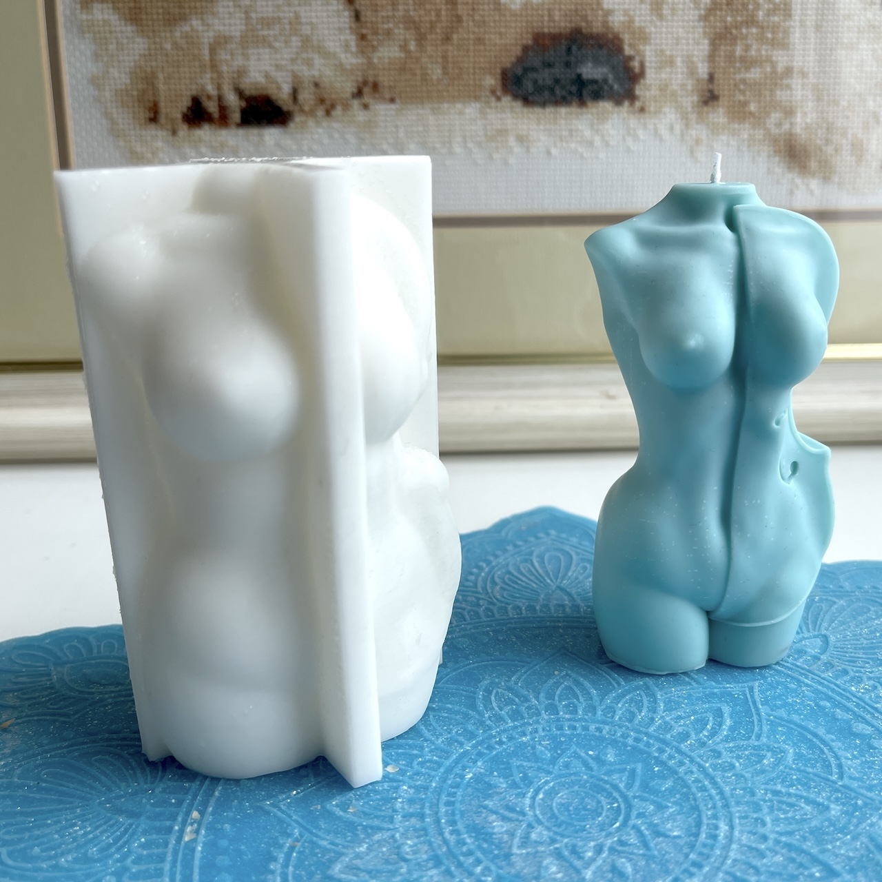 3D-молд "Женщина-скрипка" (L)