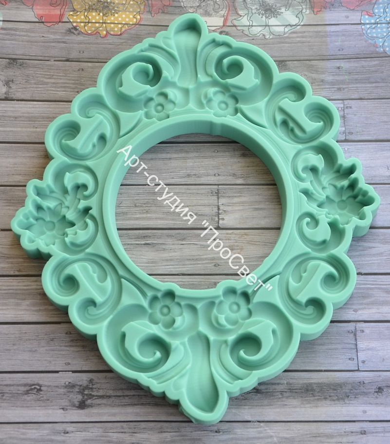 Молд "Круглая рамка"