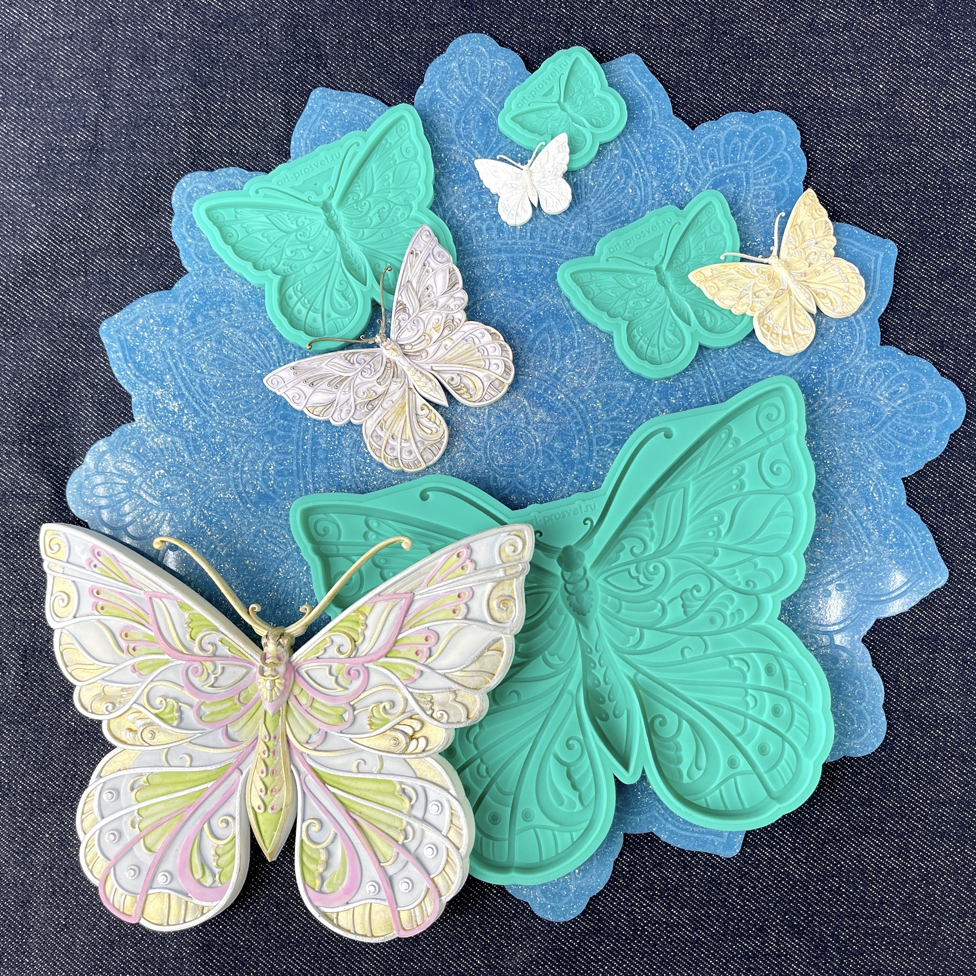 Молд "Этническая бабочка 2" (M)