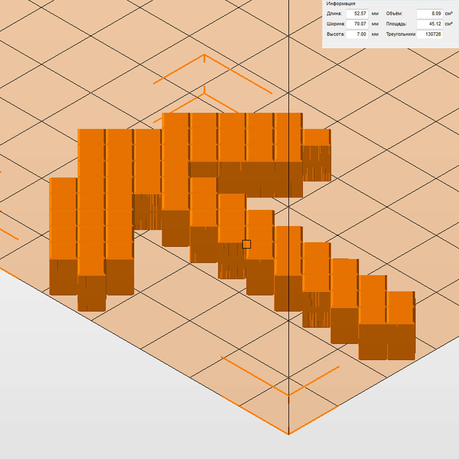 Молд "Алмазная кирка Майнкрафт" (M)