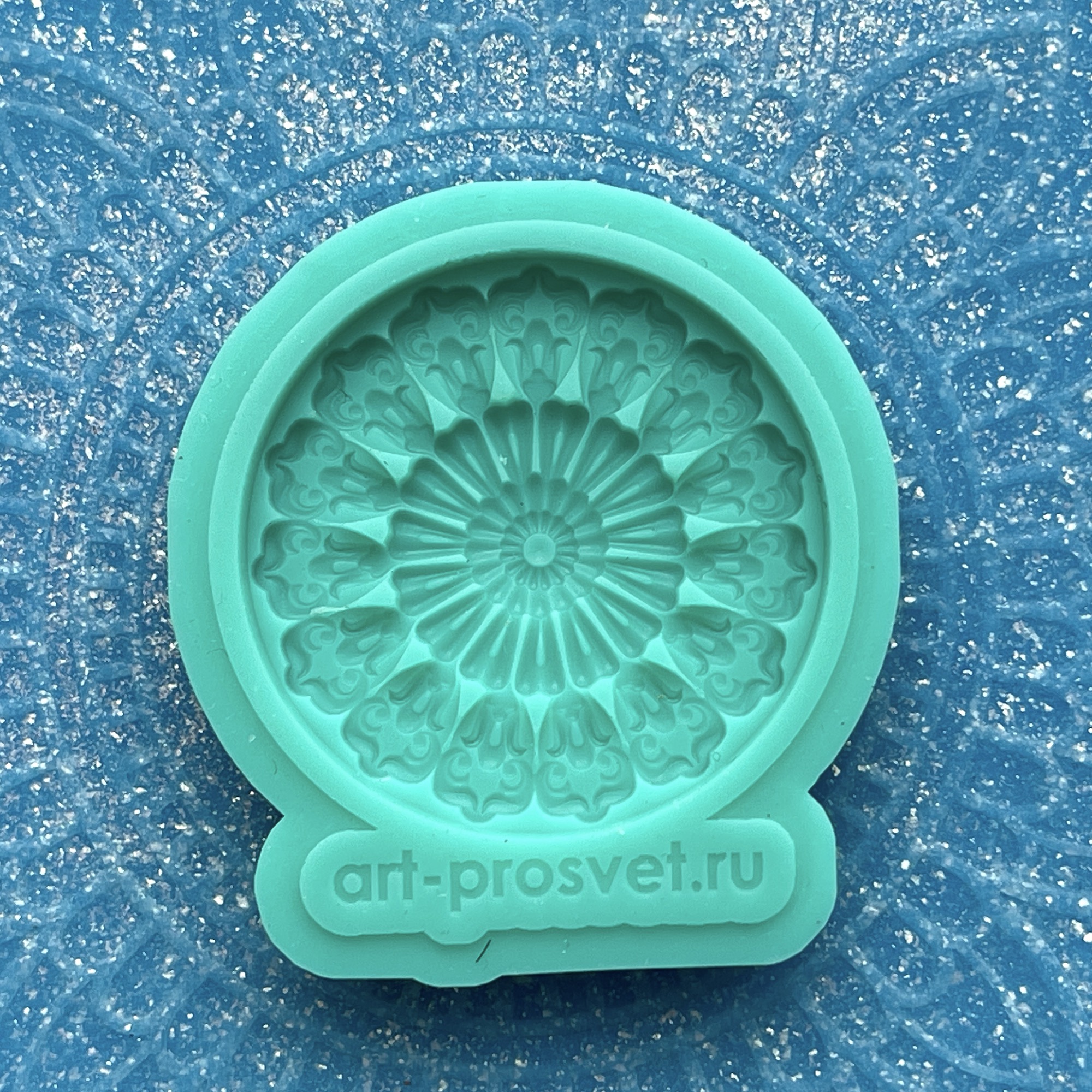 Молд "Элемент декора "Розетка" (XS)