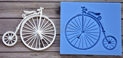Молд "Ретро велосипед" большой
