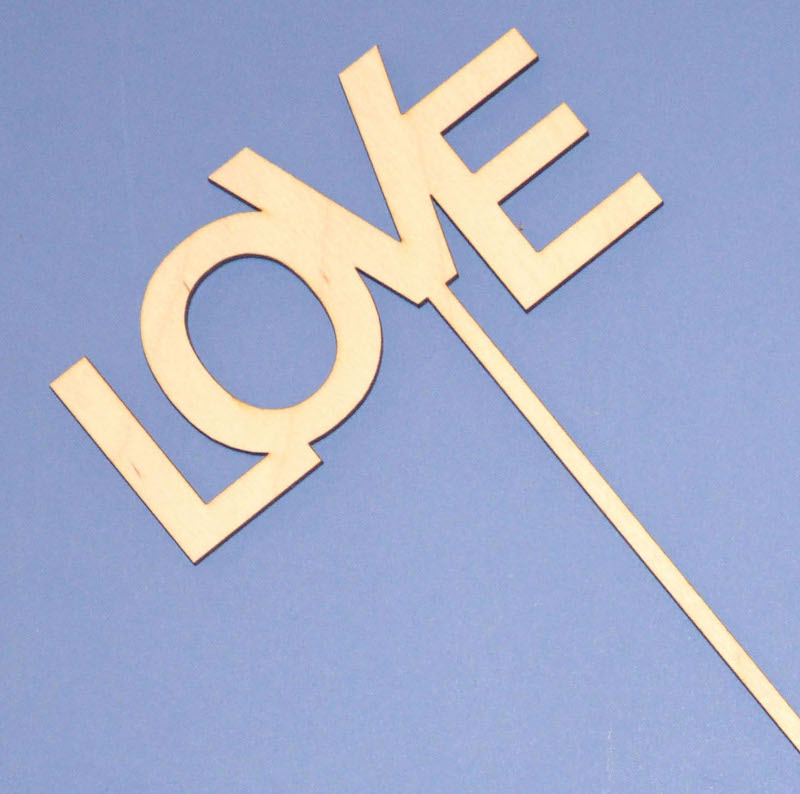 Топпер для букета "LOVE"