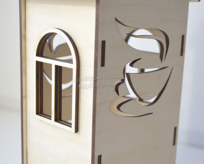 Деревянная заготовка "Чайный домик"