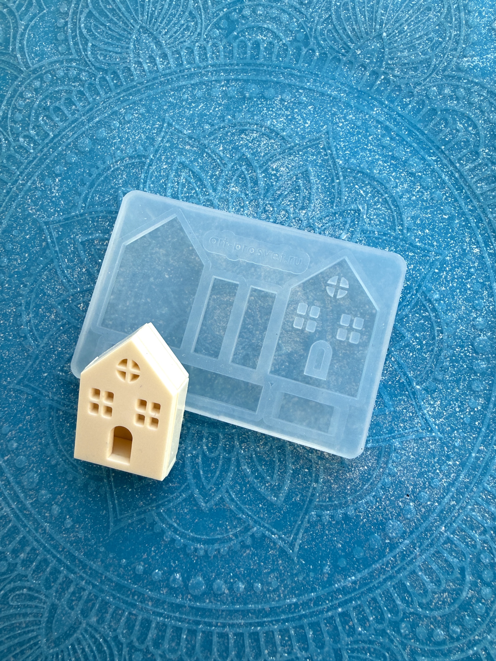 Молд конструктор "Домик" (XS) прозрачный 