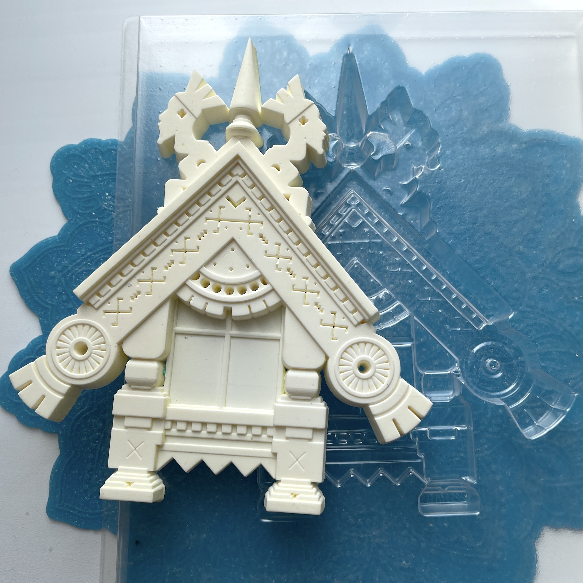 Пластиковая форма "Русский наличник 5" (XL)