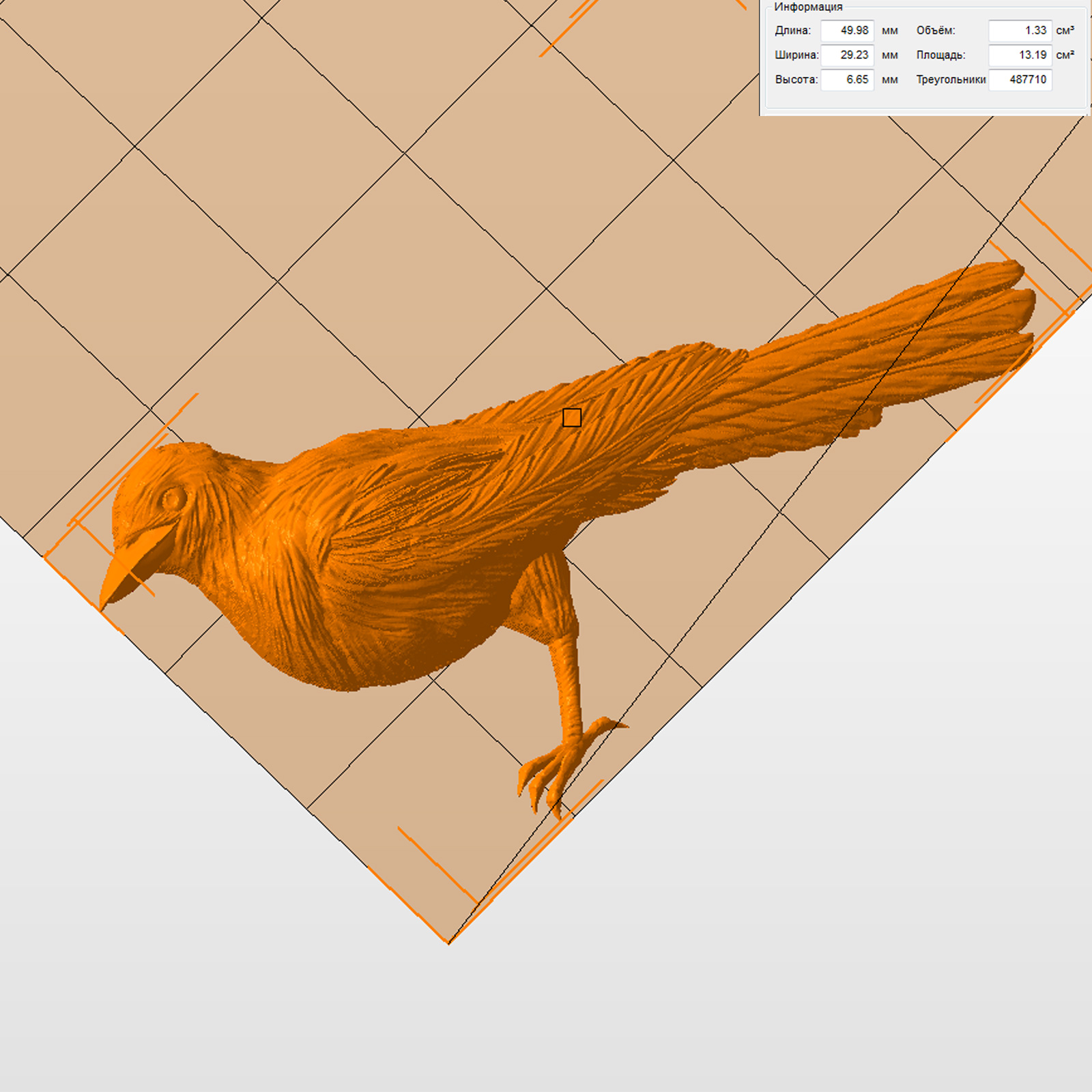 Молд "Птица Сорока" (S)