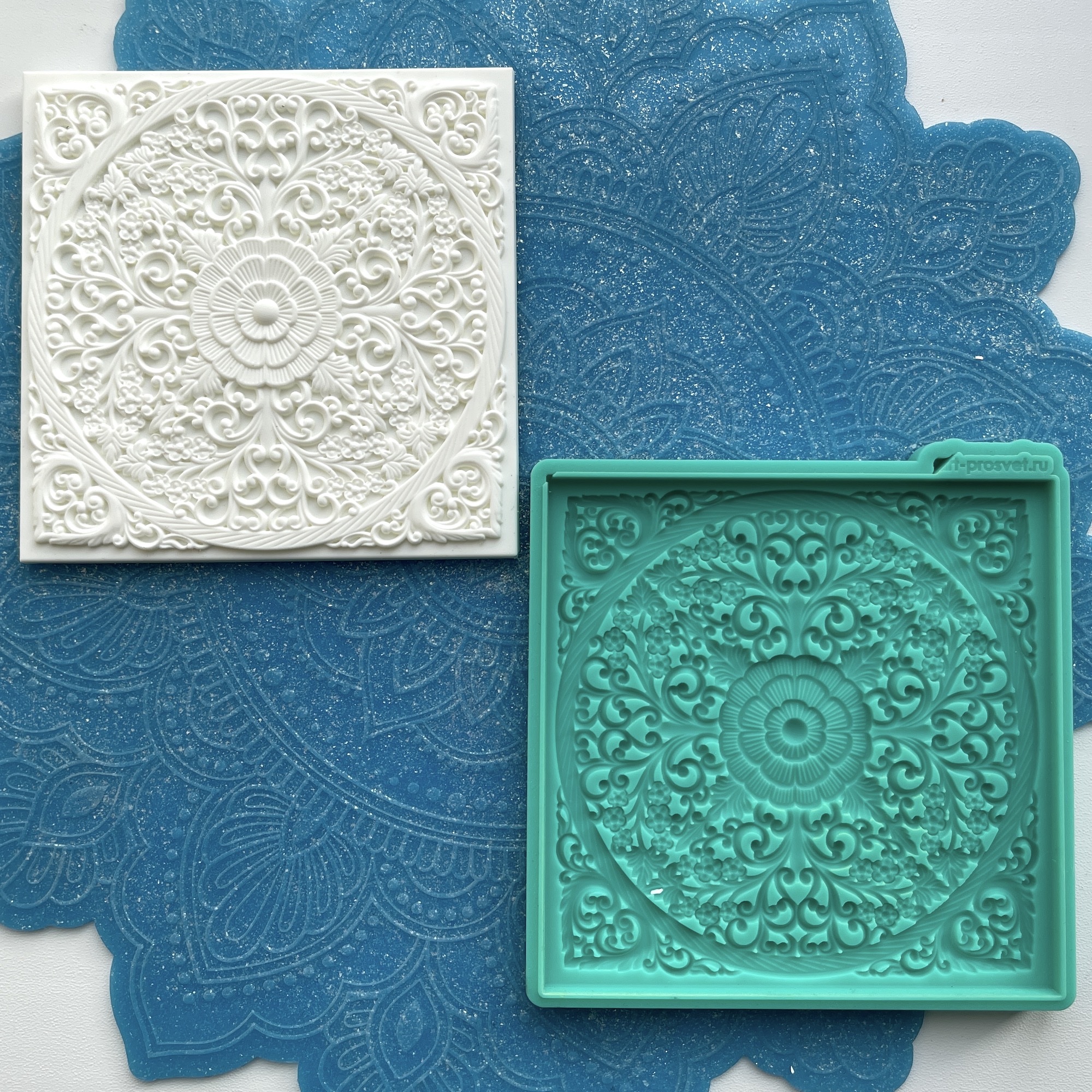 Молд "Декоративная плитка 1" (L)