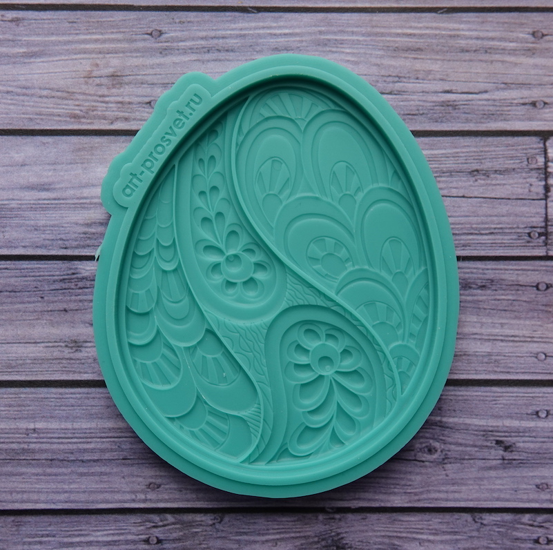 Молд "Пасхальное яйцо 1, плоское" (M)