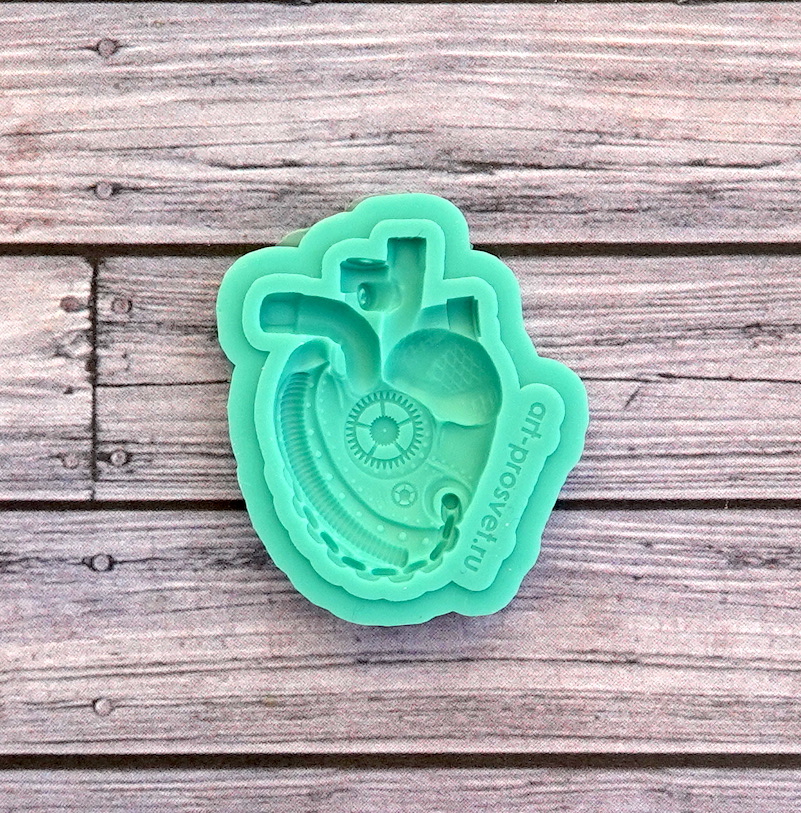 Молд "Сердце Стим-Панк" (XS)