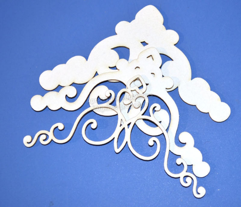 Чипборд "Объемный узор"