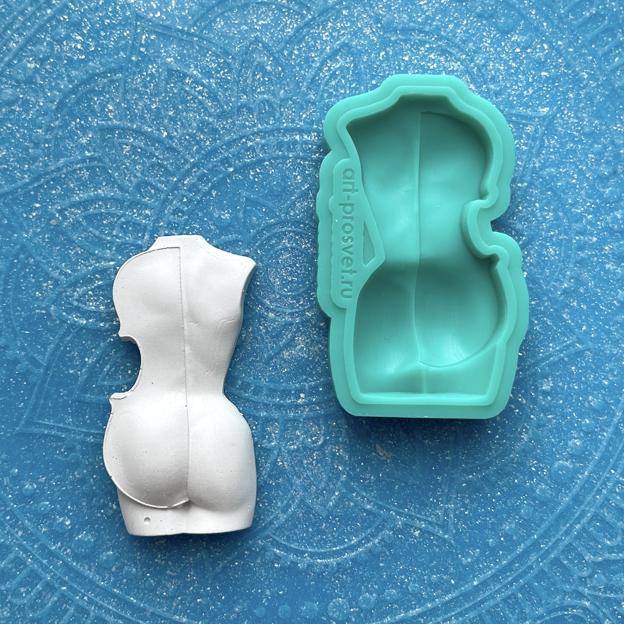 Молд "Женщина скрипка 2" (S)