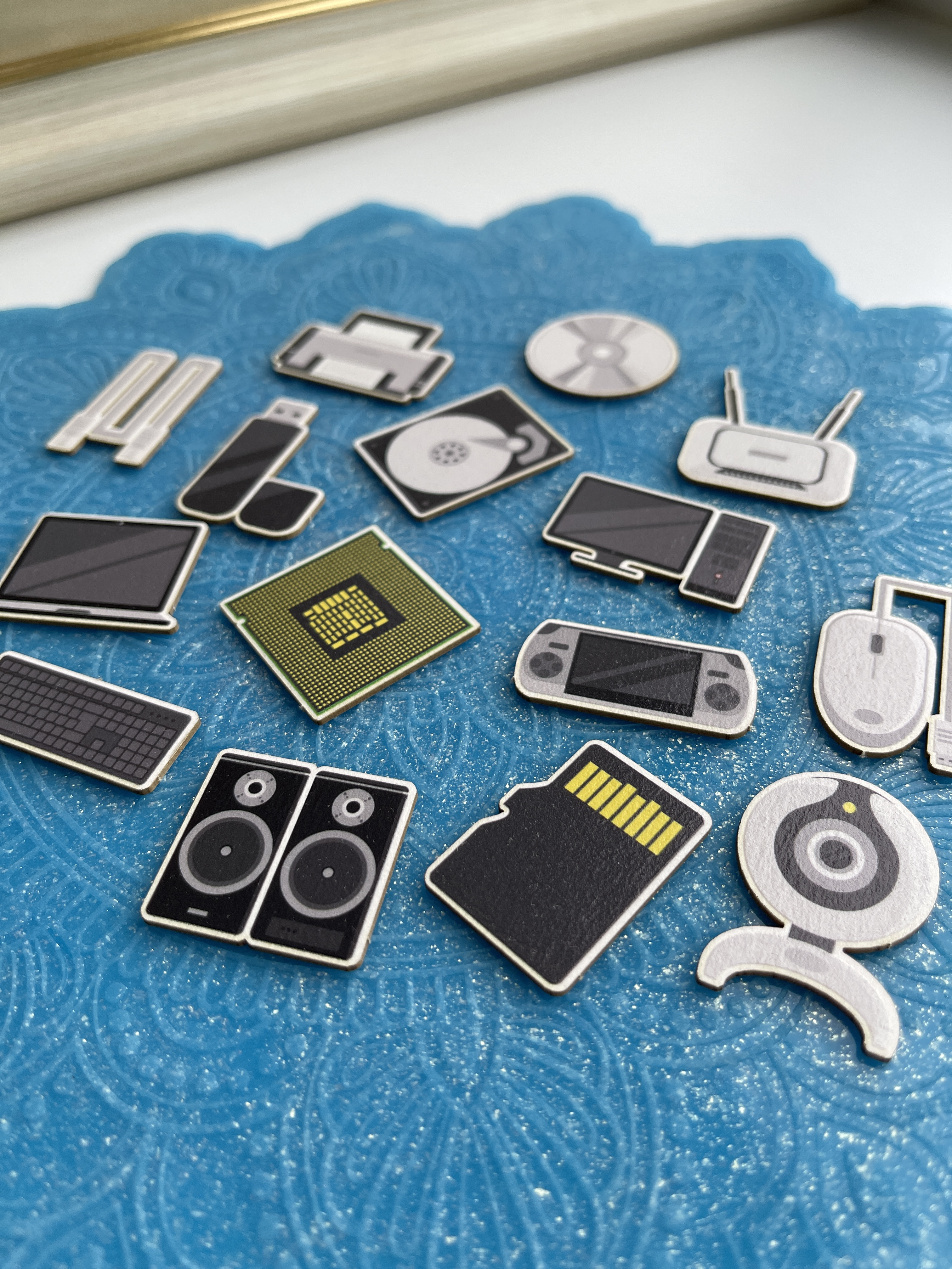 Цветной чипборд "Электроника 1"