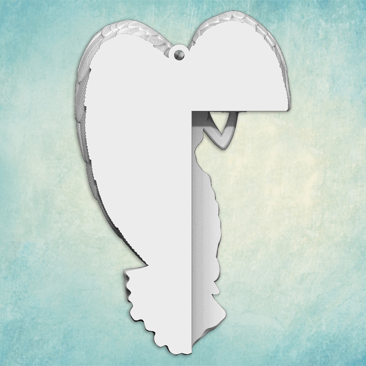 3D-молд "Ангел-хранитель на дверь" левый (XXL)