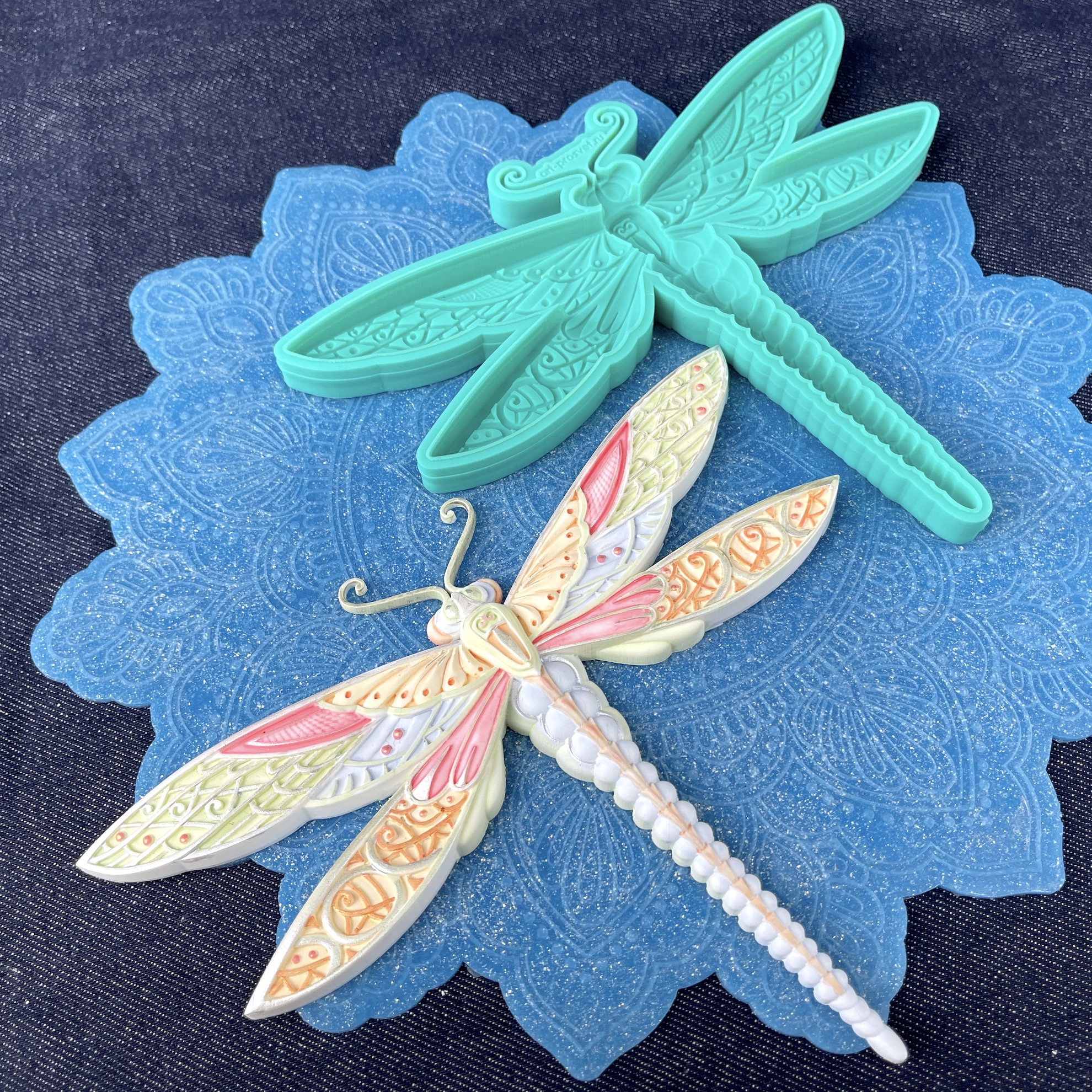 Молд "Этническая стрекоза 1" (XL)