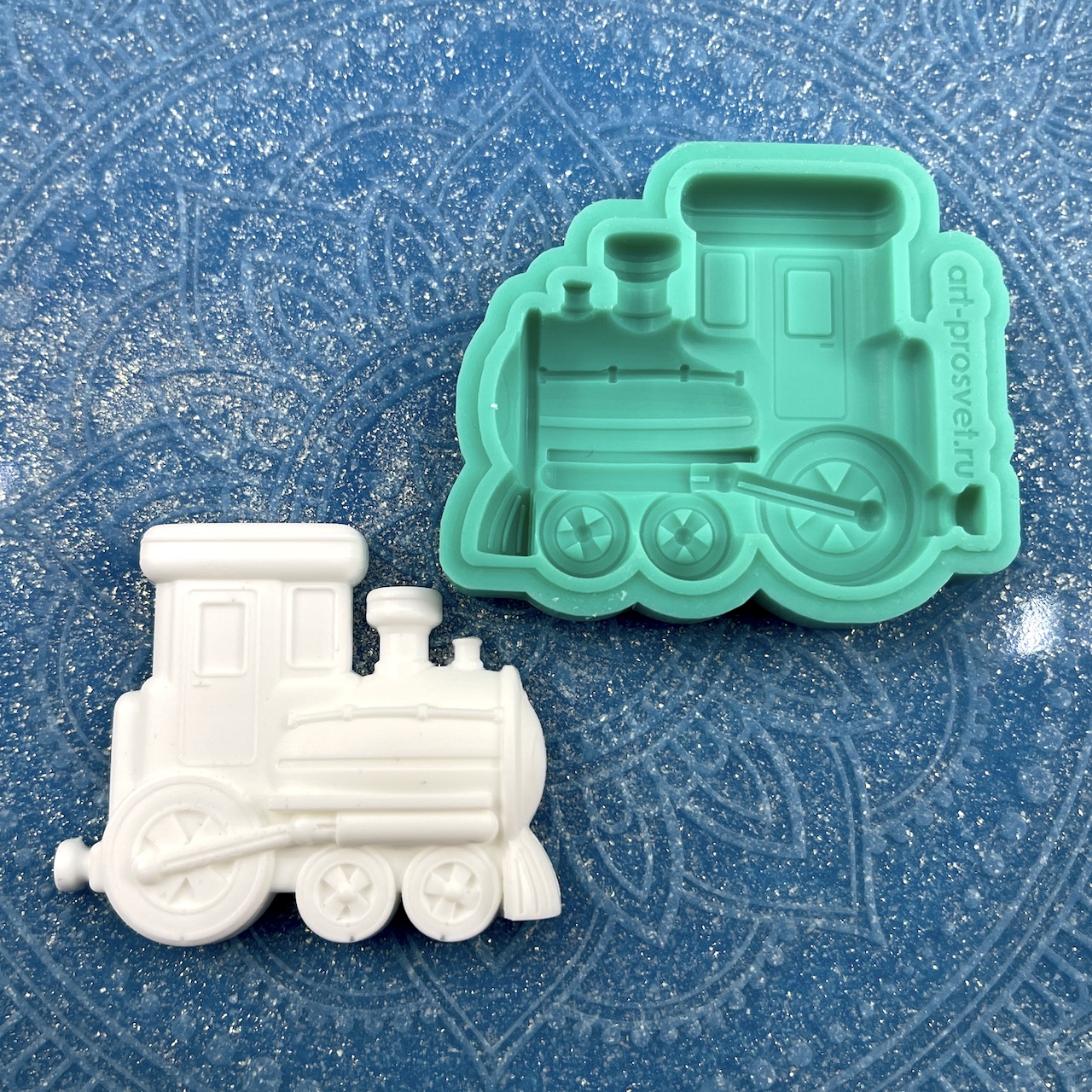 Молд "Игрушечный паровозик" (S)