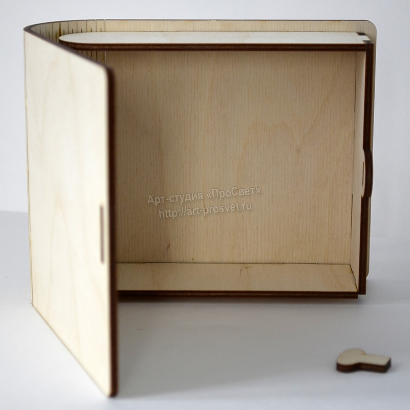 Деревянная заготовка "Шкатулка-книжка"