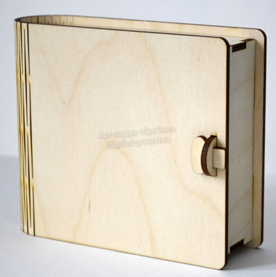 Деревянная заготовка "Шкатулка-книжка"