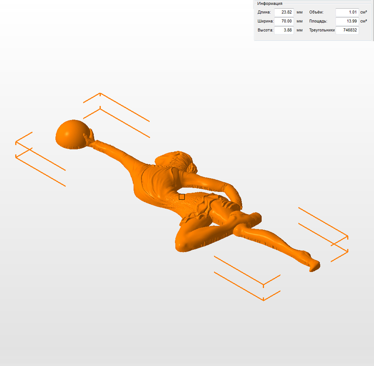 Молд "Гимнастка 2" (M)