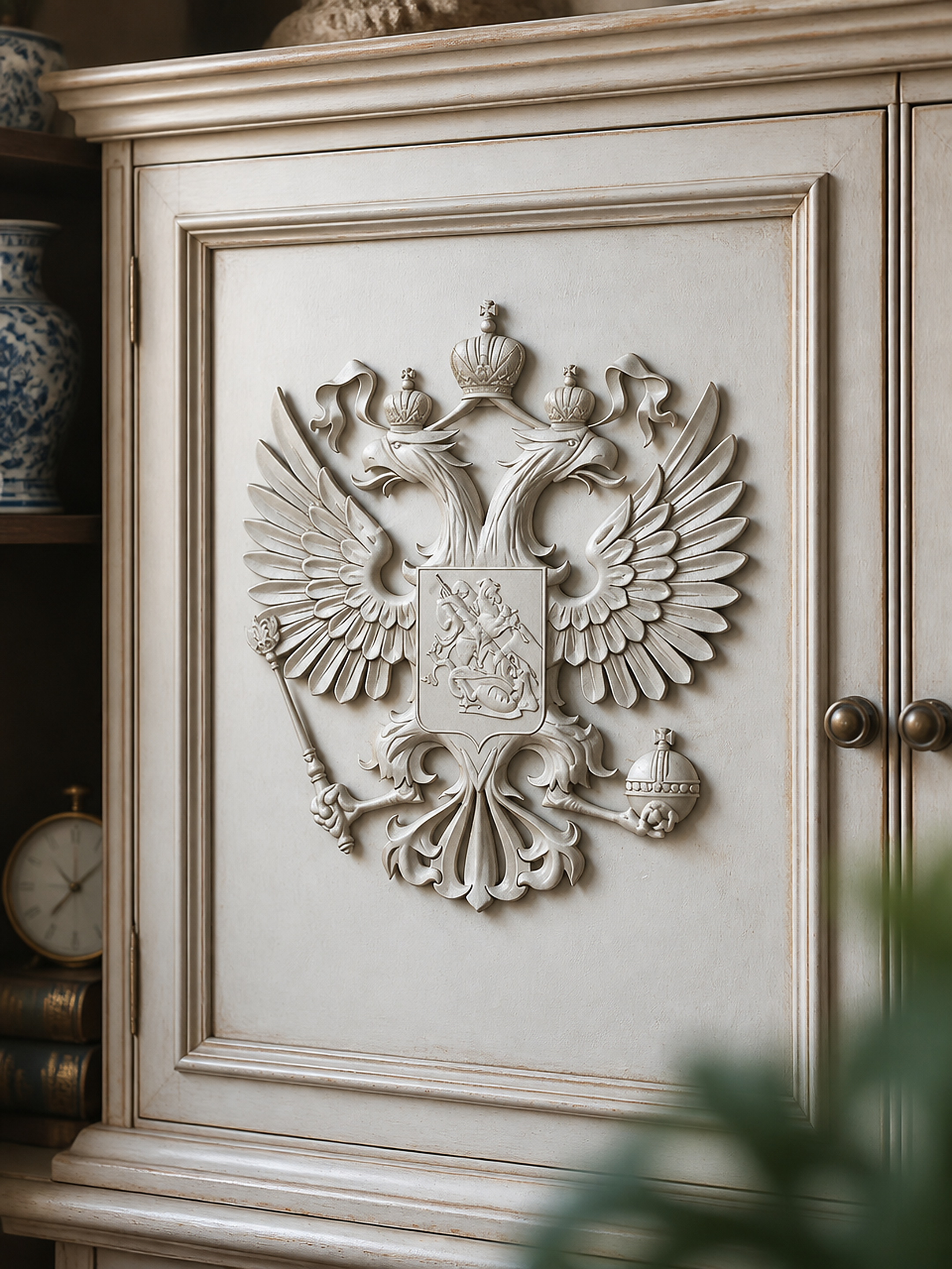 Силиконовая форма Герб России XXL 30×33 см — Арт-Просвет