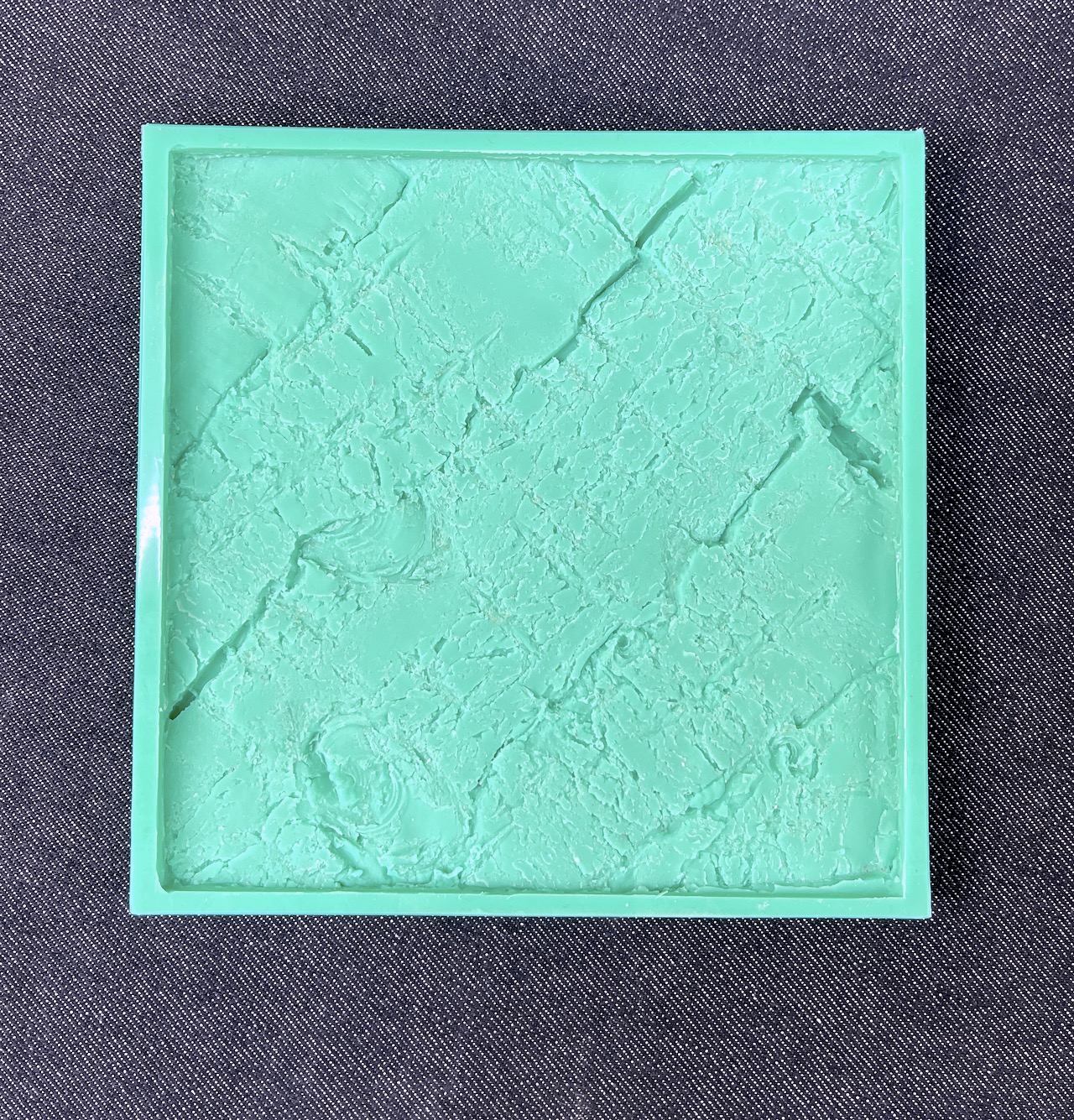 Молд плитка "Кора берёзы 2" авторская ручная работа (XL)