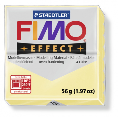 FIMO Effect Pastel Vanilla полимерная глина, запекаемая в печке, уп. 56 гр. цвет: ваниль