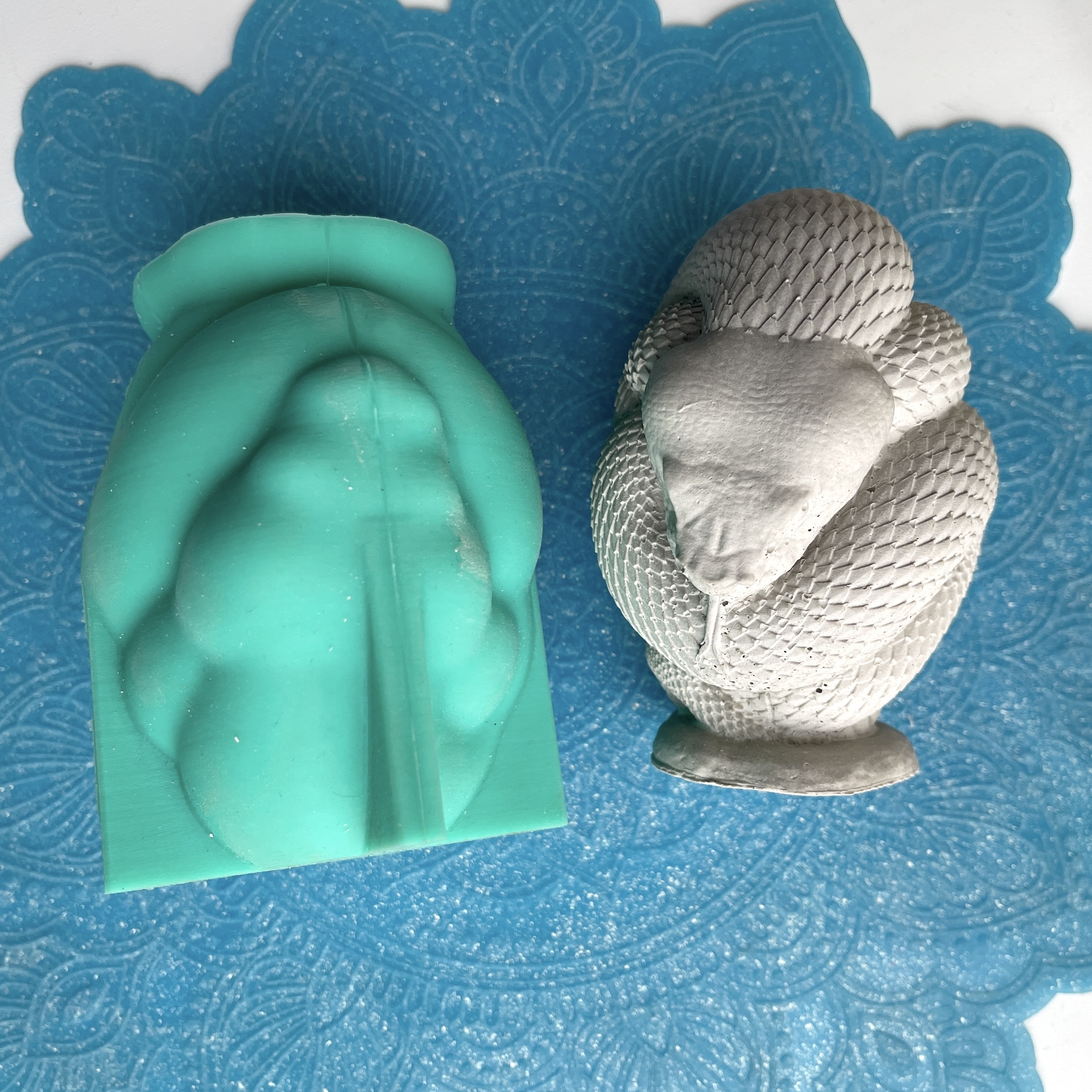 3D-молд "Змея в клубке 3" (L)