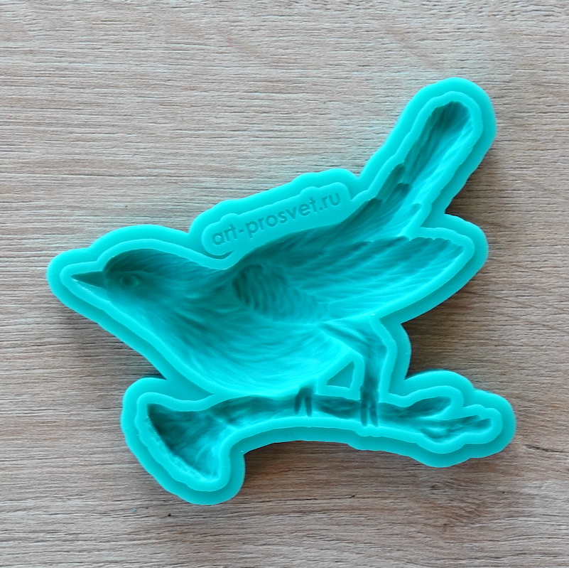 Молд "Птица на ветке" (M)