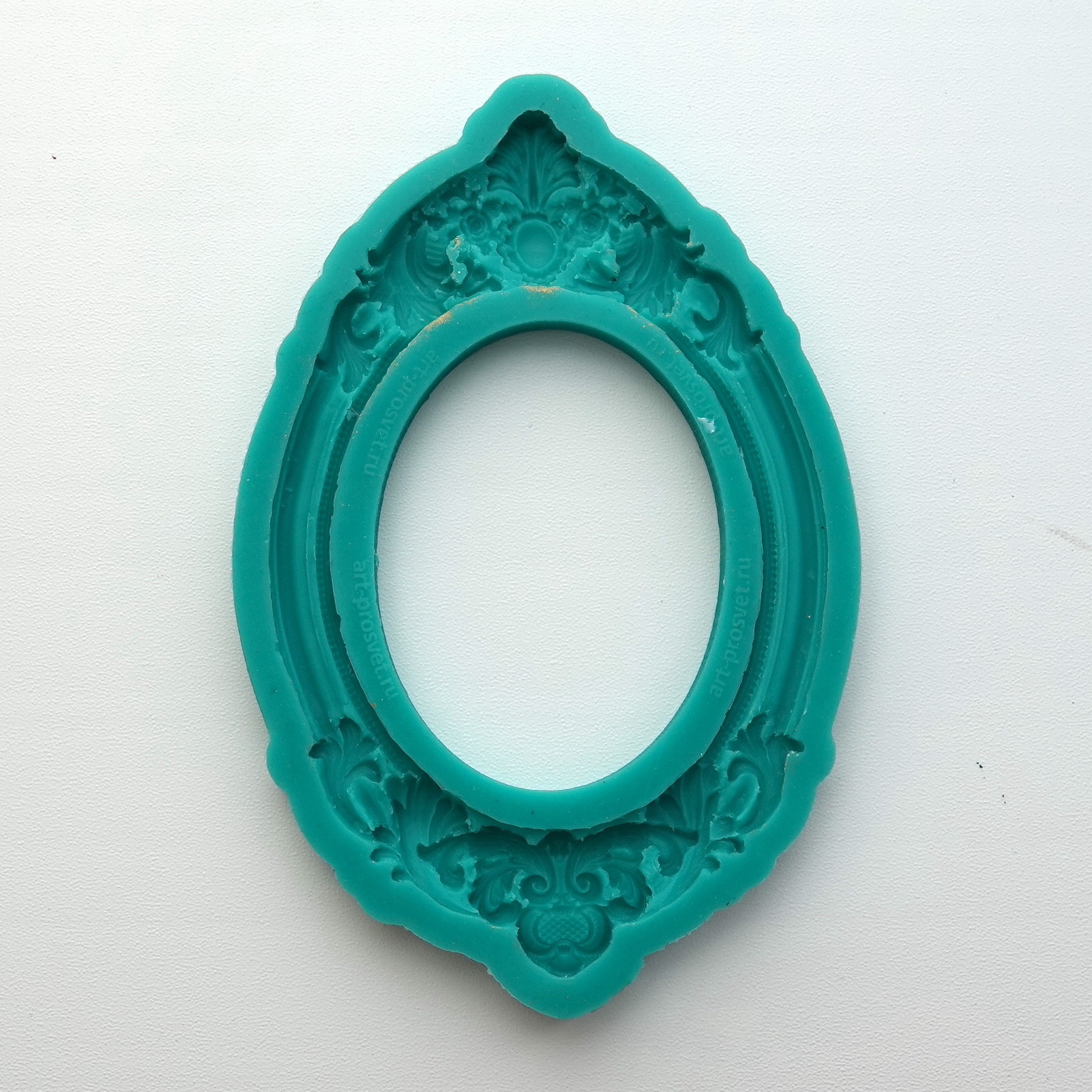 Молд "Овальная рамка" авторская ручная работа (L)