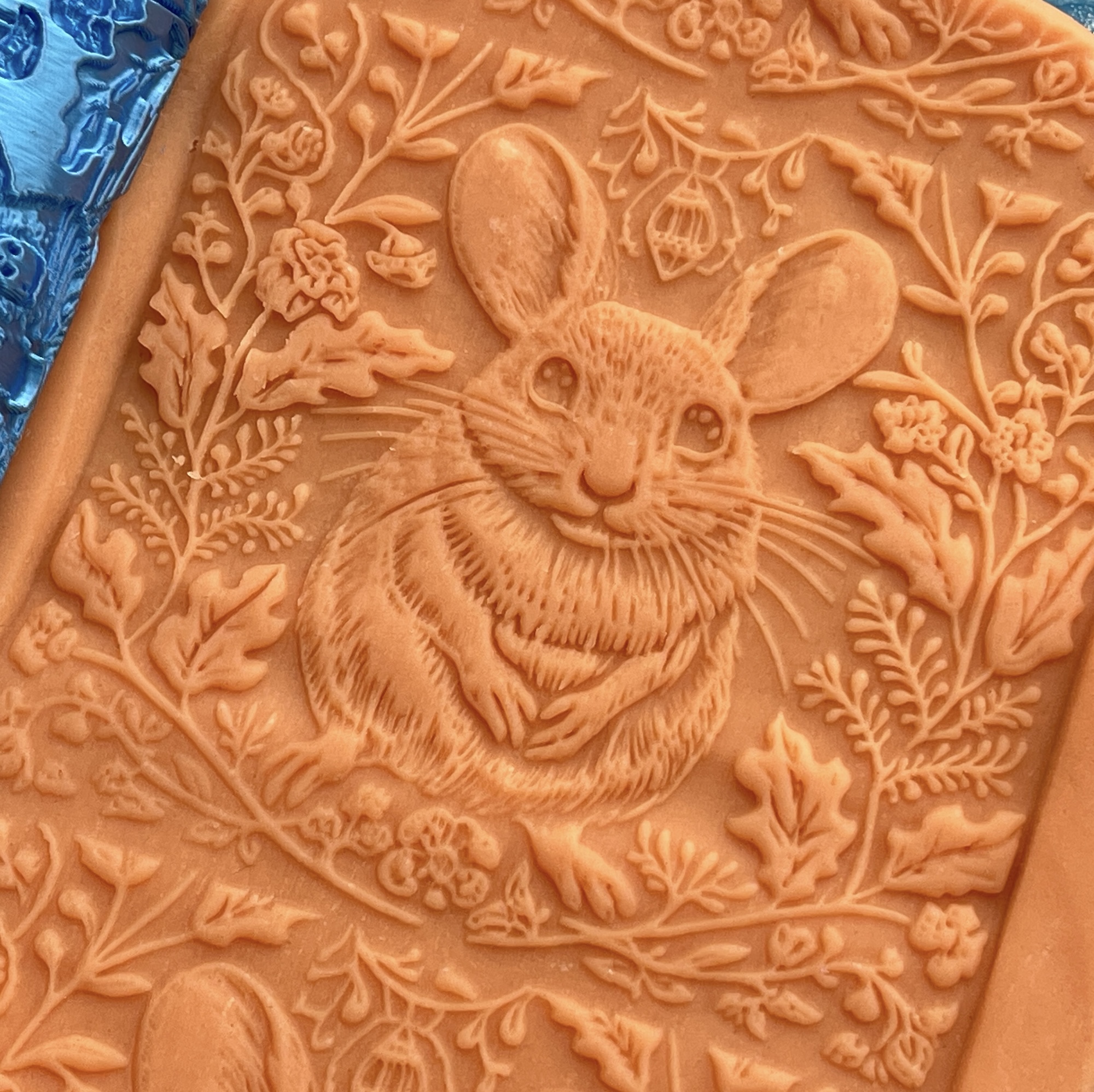 Текстурный ролик (скалка) "Мышь" (L) OUT, площадь 100x100 мм