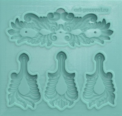 Молд "Кухонный набор, резной"