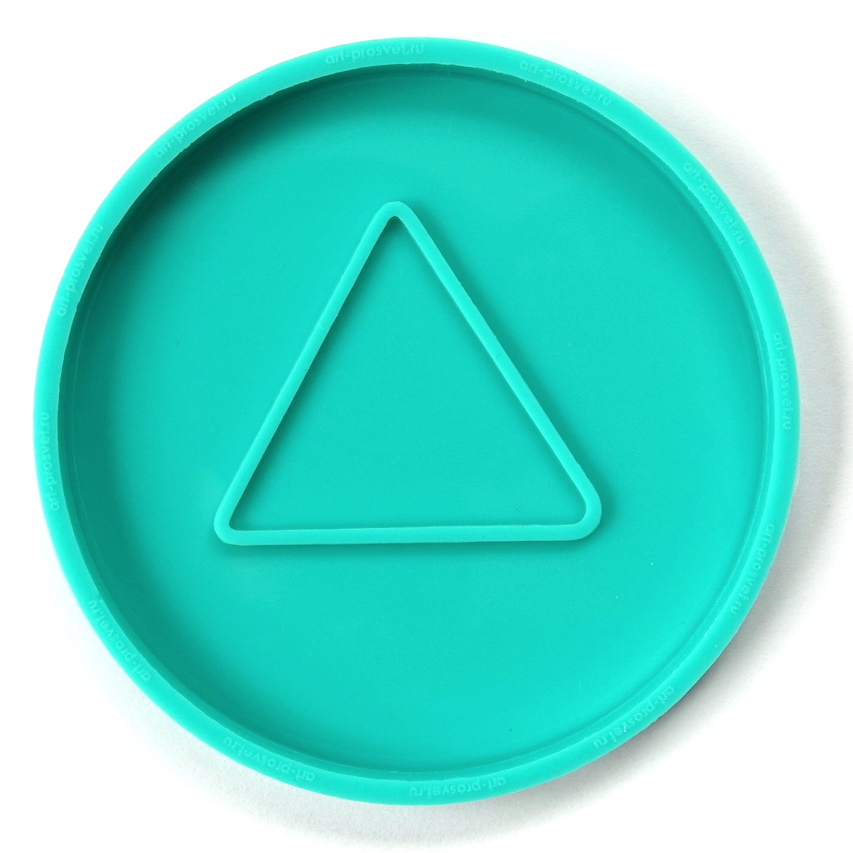 Молд для эпоксидной смолы "Треугольник 2" по мотивам Игры в кальмара (L)